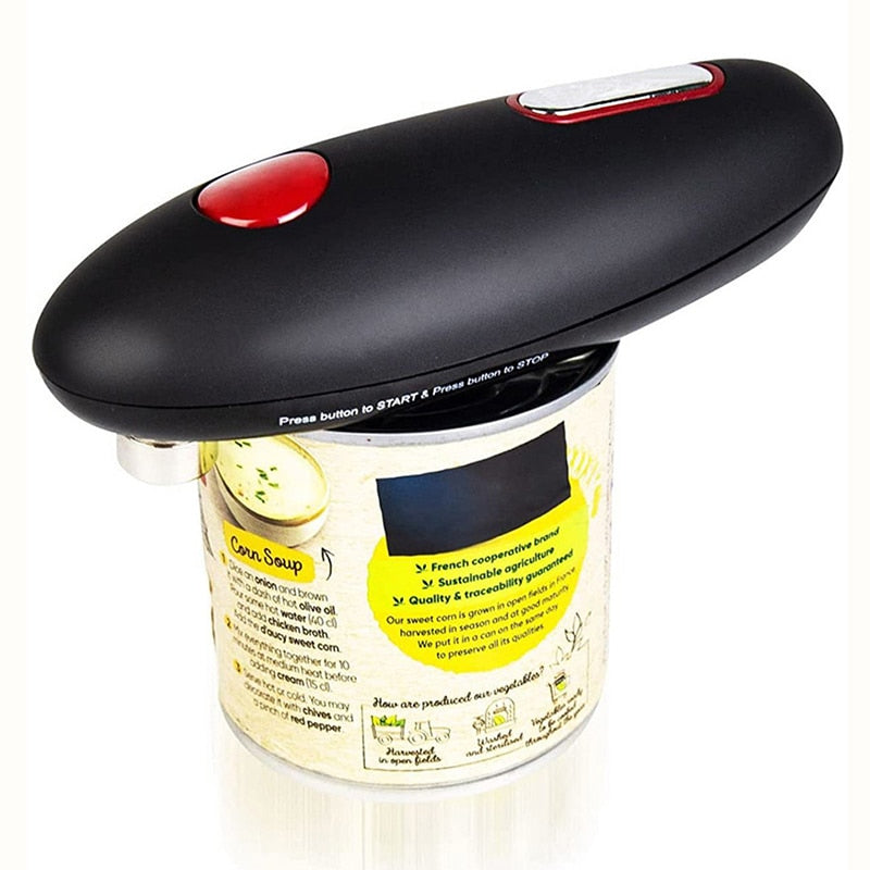 Electric Can Opener Mini One Touch Automatic Smooth Edges Automatic Can  Opener for Any Size Can